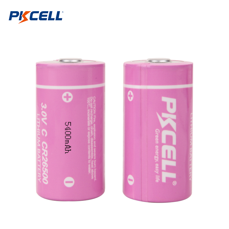 PKCELL CR26500 3V 5400mAh LI-MnO2-batterijfabriek