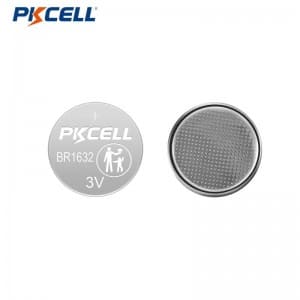 PKCELL  BR1632 3V 120mAh Lithium Button Cell Battery Factory