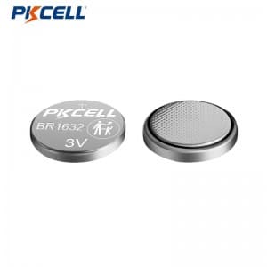 PKCELL  BR1632 3V 120mAh Lithium Button Cell Battery Factory