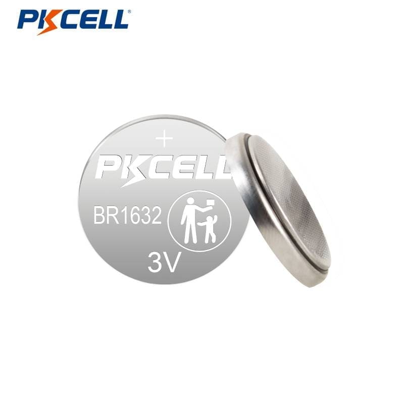 PKCELL BR1632 3V 120mAh 리튬 버튼 셀 배터리 공장