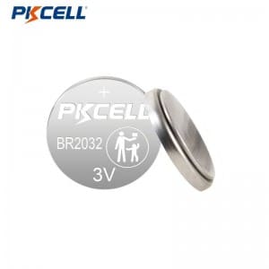 Fornecedor de bateria de botão de lítio PKCELL BR2032 3V 200mAh