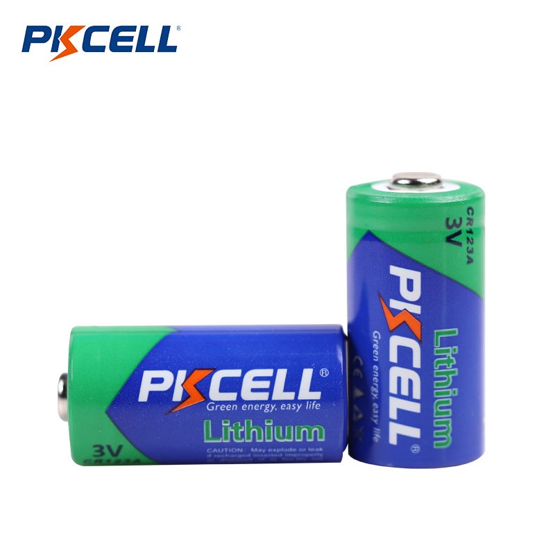 PKCELL OEM CR123A 3V 1500mAh Li-MnO2 batteriproducent