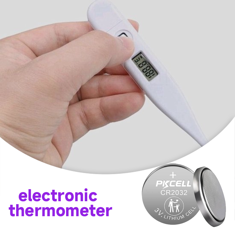 CR 2032 z termometrem elektronicznym