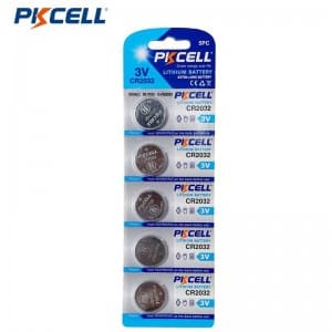 PKCELL CR2032 3V 210mAh Lithium Button Cell Battery Supplier