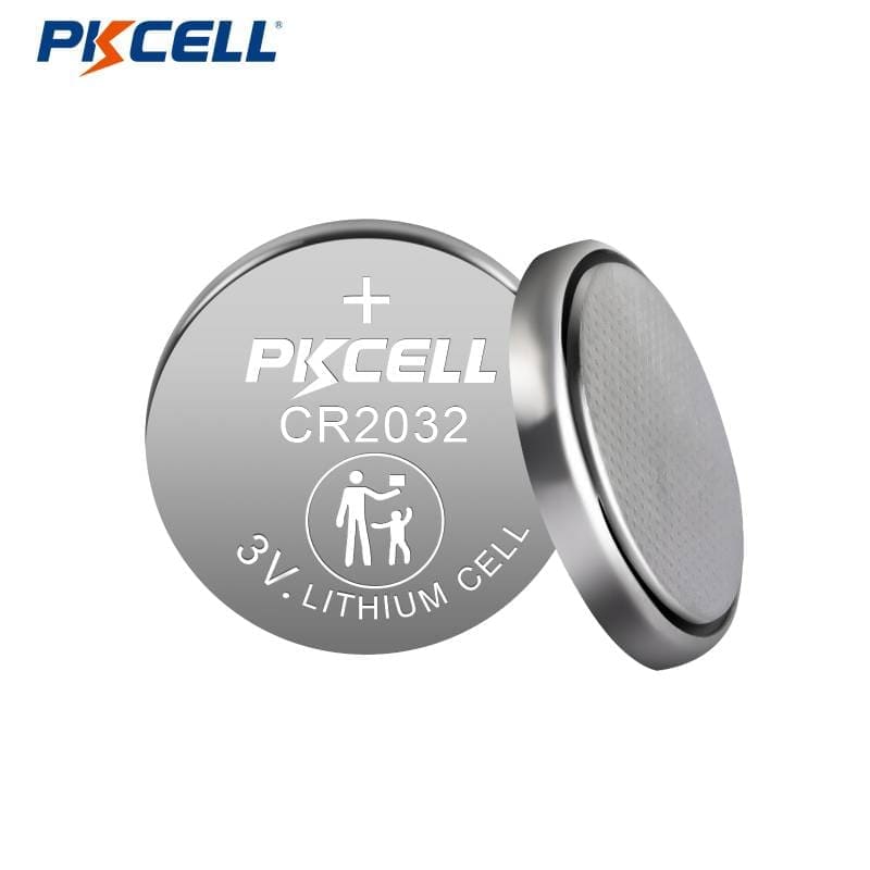 Proveedor de pilas de botón de litio PKCELL CR2032 3V 210mAh