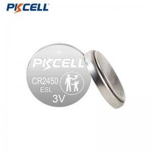 Proveedor de pilas de botón de litio PKCELL CR2450WSL 3V 620mAh