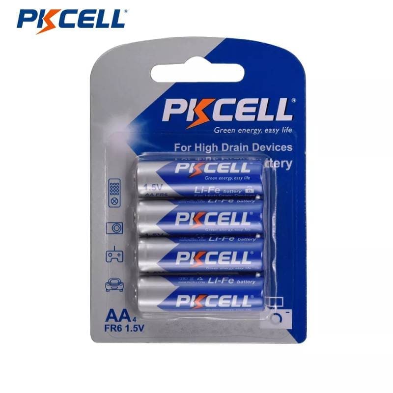 PKCELL FR6 FR14505 AA 1,5V 2900mAh LI-FeS2-batteri
