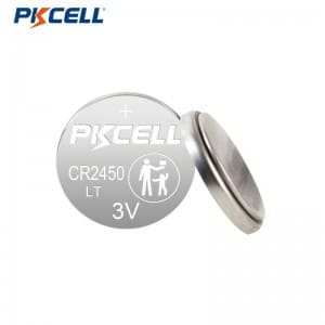 Поставщик литиевых батарей таблеточного типа PKCELL CR2450LT 3 В, 600 мАч