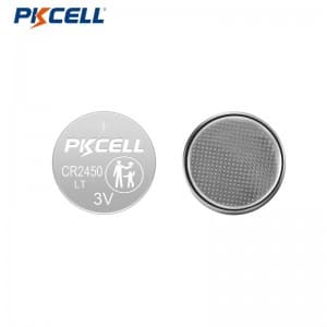 Proveedor de pilas de botón de litio PKCELL CR2450LT 3V 600mAh