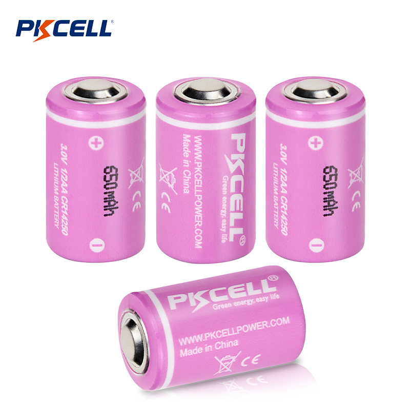 Fabricante de bateria PKCELL CR14250 3V 650mAh Li-MnO2