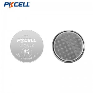 PKCELL CR1632 3V 120mAh Lithium Button Cell Battery Factory