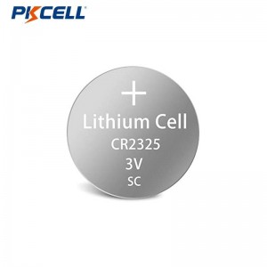 Proveedor de pilas de botón de litio PKCELL CR2325 3V 190mAh