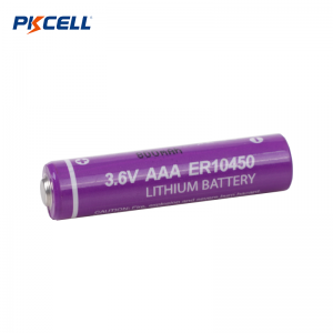 Fabricant de batterie PKCELL ER10450 AAA 3,6 V 800 mAh LI-SOCL2