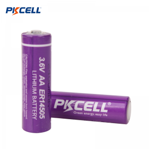 PKCELL ER14505 AA 3.6V 2400mAh ผู้จัดจำหน่ายแบตเตอรี่ LI-SOCL2