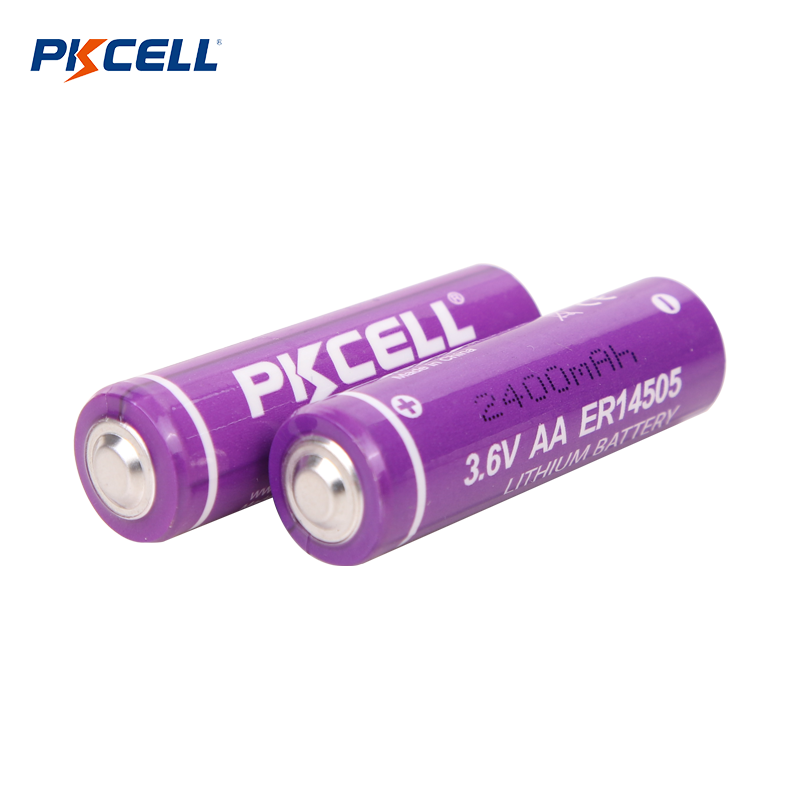 Nhà cung cấp pin PKCELL ER14505 AA 3.6V 2400mAh LI-SOCL2