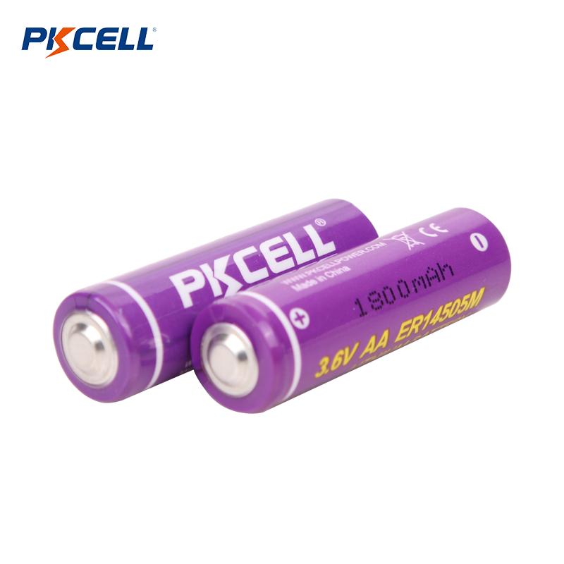 PKCELL ER14505M AA 3.6V 1800mAh LI-SOCL2 배터리 제조업체