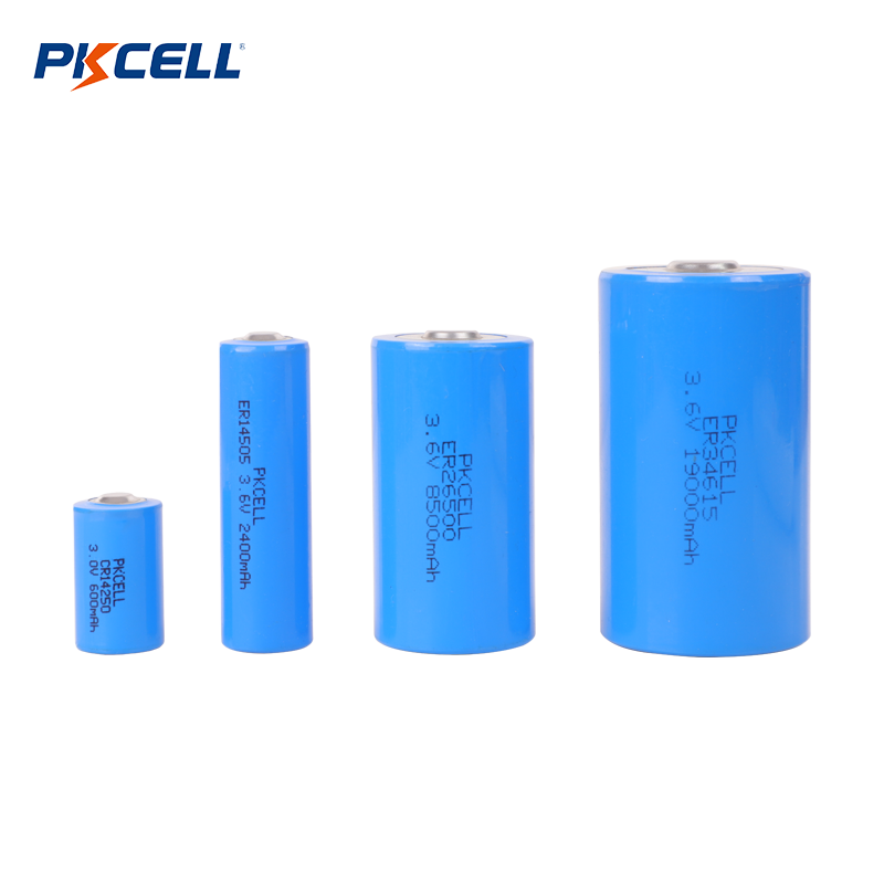 PKCELL ER17335 3.6v 2100mAh LI-SOCL2 배터리 공급업체