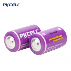 Proveedor de baterías PKCELL ER14250M 1/2AA 3.6V 750mAh LI-SOCL2