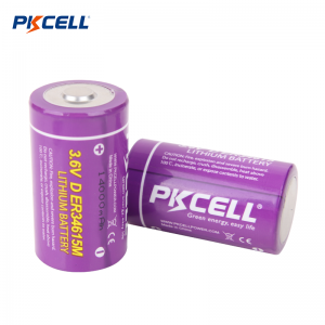 מפעל סוללות PKCELL ER34615M D 3.6V 14000mAh LI-SOCL2