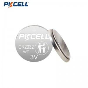 PKCELL CR2032WT 3V 220mAh מפעל סוללת תא לחצנים ליתיום