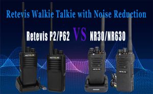 What is the difference between the Retevis NR630 and the P62 walkie talkie with noise reduction? doloremque