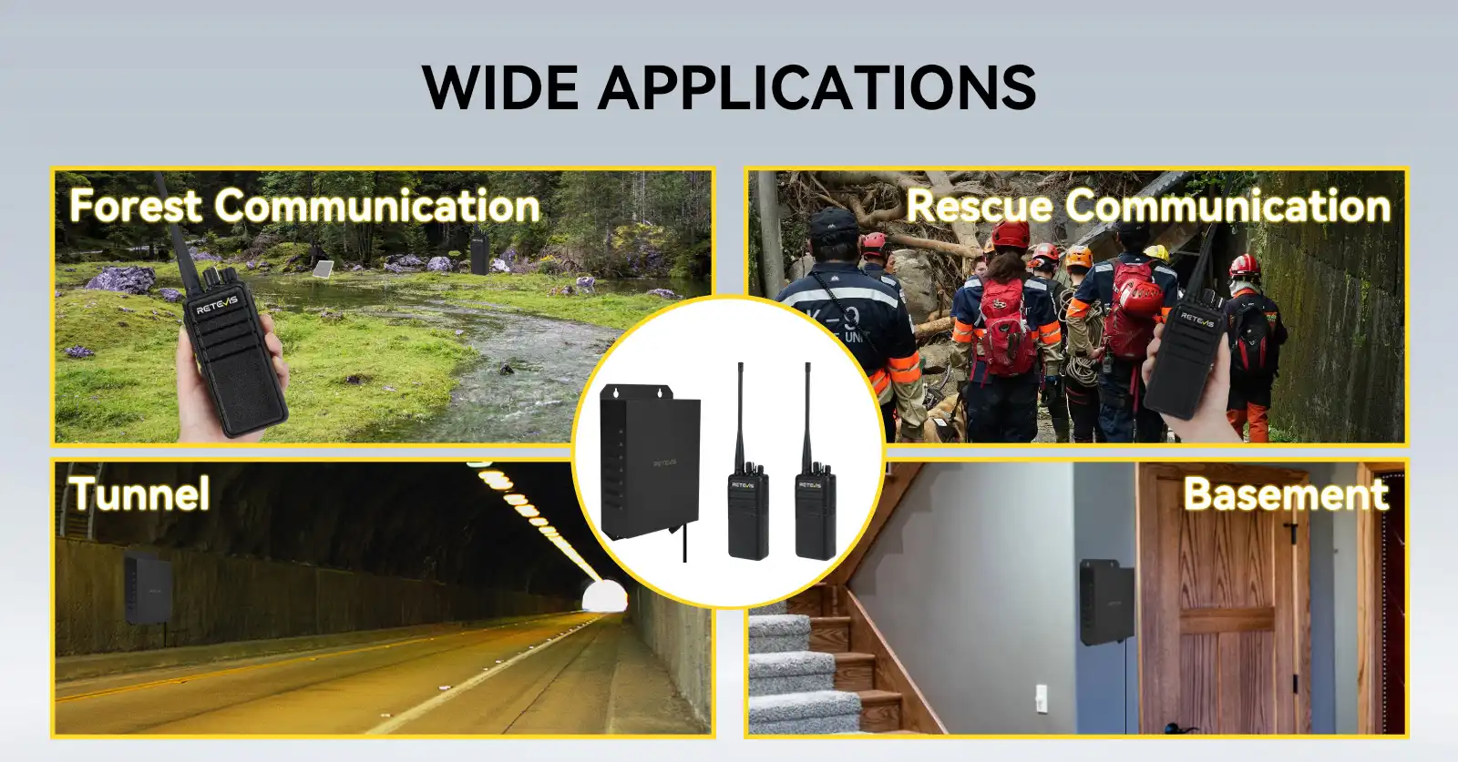 Retevis RB91 Repeater and RB24 Radio Applications