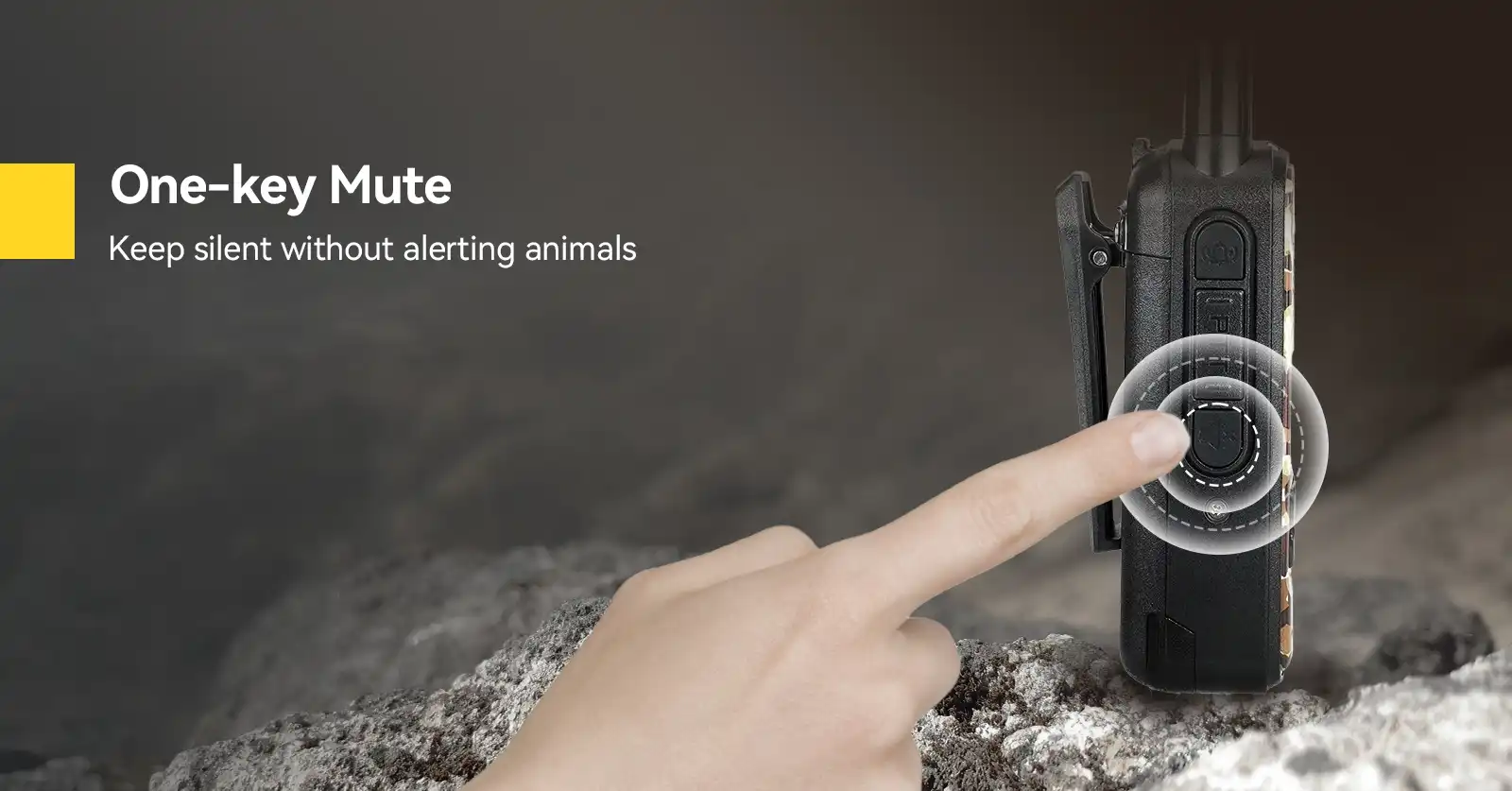 Retevis EZTalk2 Hunting Walkie Talkie with One Key Mute