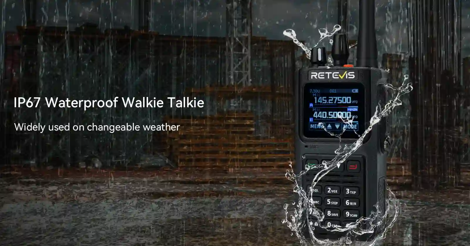 C1-Walkie talkie-IP67-waterproof