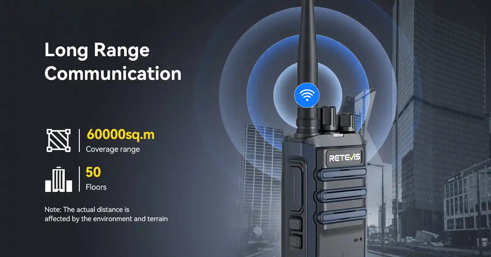 retevis rt86a business walkie talkie with mic gain